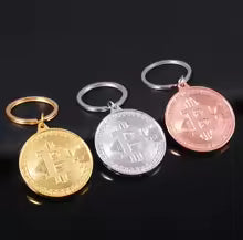 2025 Newest Bitcoin Keychain Music Band Keyring