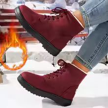 Women's Boots Classics Women Winter Boots With Fur Warm Booties Winter Shoes Woman Snow Boots Ankle Rubber Black Botas Mujer 10 sold