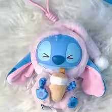 2025 HOT New Stitch Eat Some Thing Before Sleep Series Vinyl Blind Box Bag Pendant Cute Plush Doll Mystery Box Toy SurpriseGifts