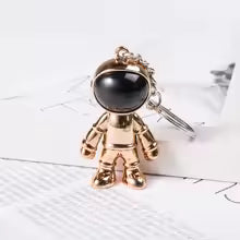 Plastic Space Human Spaceman Astronaut Keychain Keyholder Bag Pendant Decoration