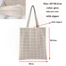 Canvas Bag Storage Bag Grocery Bag Eco-Friendly foldable Bag folding Pocket Tote Portable Shoulder Handbags Food Shopping bag