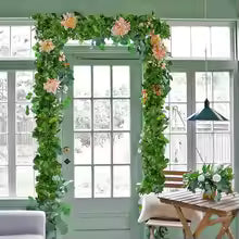 Decoration Wedding Party DIY Fake Wreath Leaves